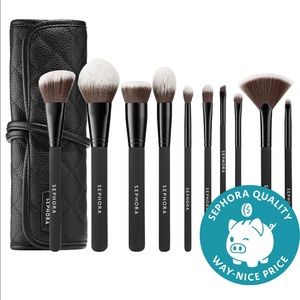 🆕 NWOT Sephora Collection Ready to Roll Brush Set